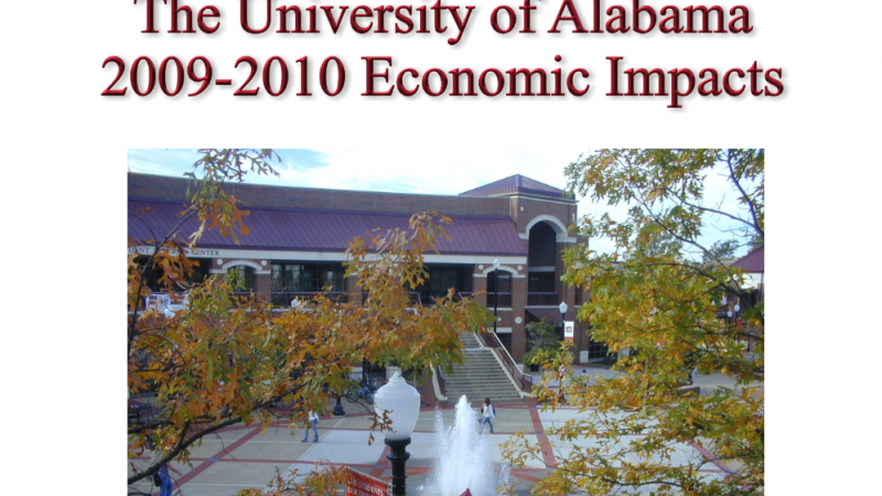 The University of Alabama 2009-2010 Economic Impacts